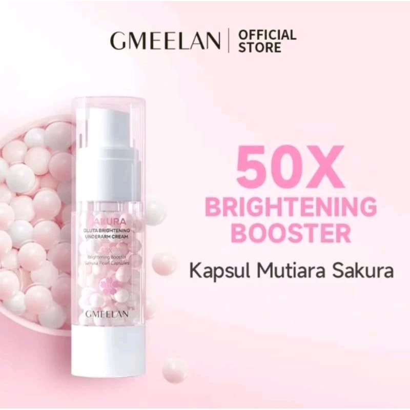 GMEELAN SAKURA UNDERARM GLUTA BRIGHTENING CREAM 30G