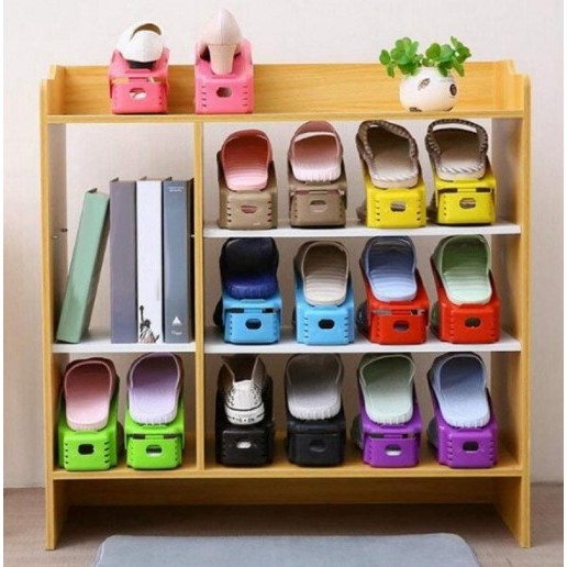 Rak Penyimpanan Sepatu Susun  - Organizer Sepatu  - Adjustable Shoes Organizer PROMO