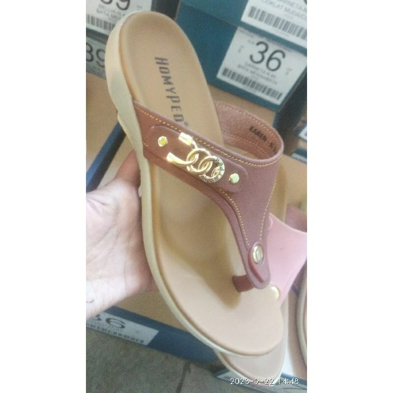 Asli Homy ped Cuci Gudang Obrang Sale Karen 32 sendal modis sandal wanita keren ramah di kantong mur