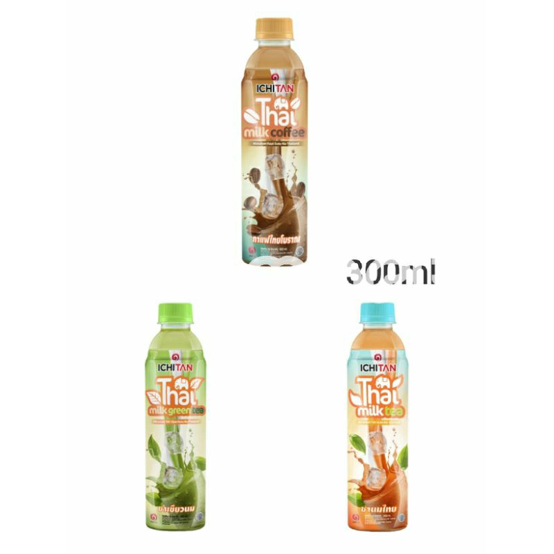 

ICHITAN MINUMAN THAI MILK 300ML ALL VARIANT GREENTEA MILKTEA COFFEE