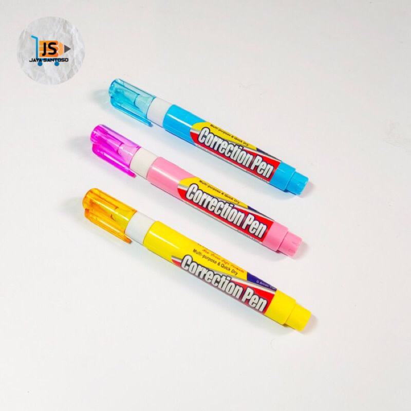 

Correction Fluid Warna Warni Bentuk pen / TipEx Cair Murah