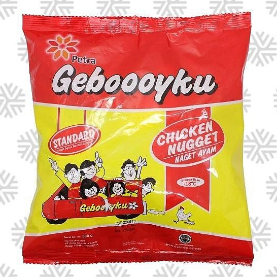 

GEBOOOYKU Nugget Ayam 500gr - Makanan Beku Olahan Nugget Ayam