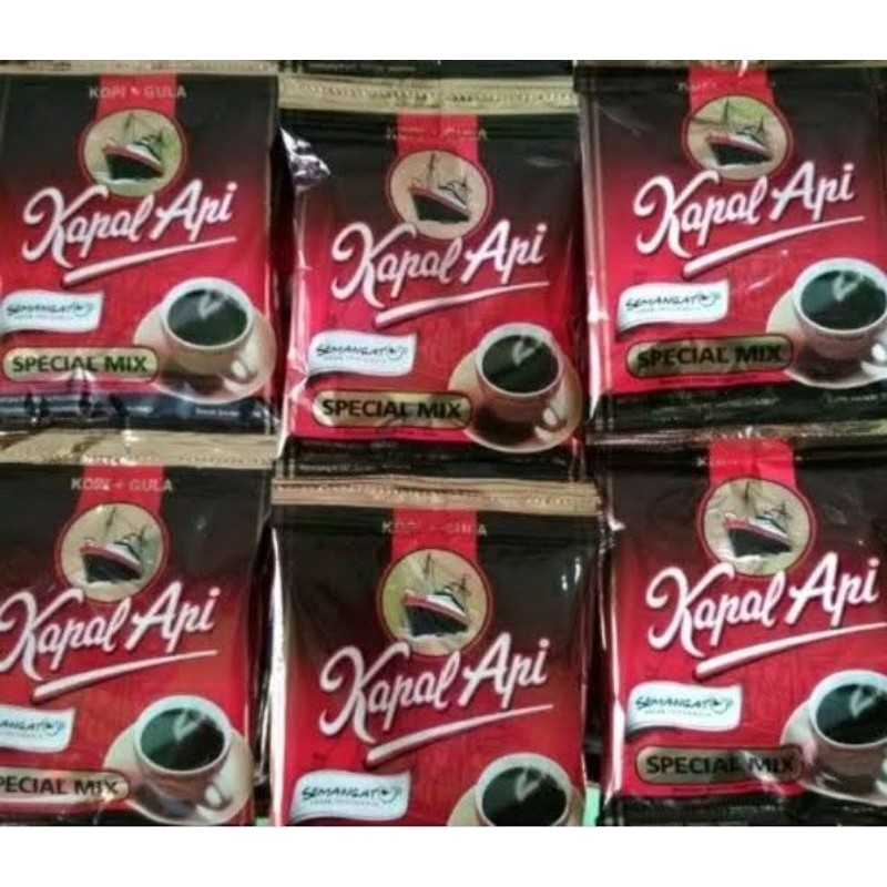 

Kapal Api Special Mix 23g (Kopi + Gula) Renceng Isi 10 Sachet