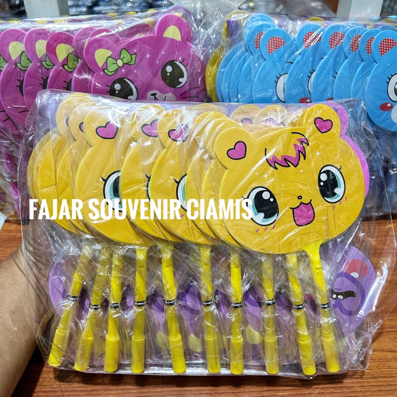 100 PCS Souvenir pernikahan PULPEN KIPAS KARTUN souvenir pernikahan Unik Pulpen Kipas Souvenir Lucu 