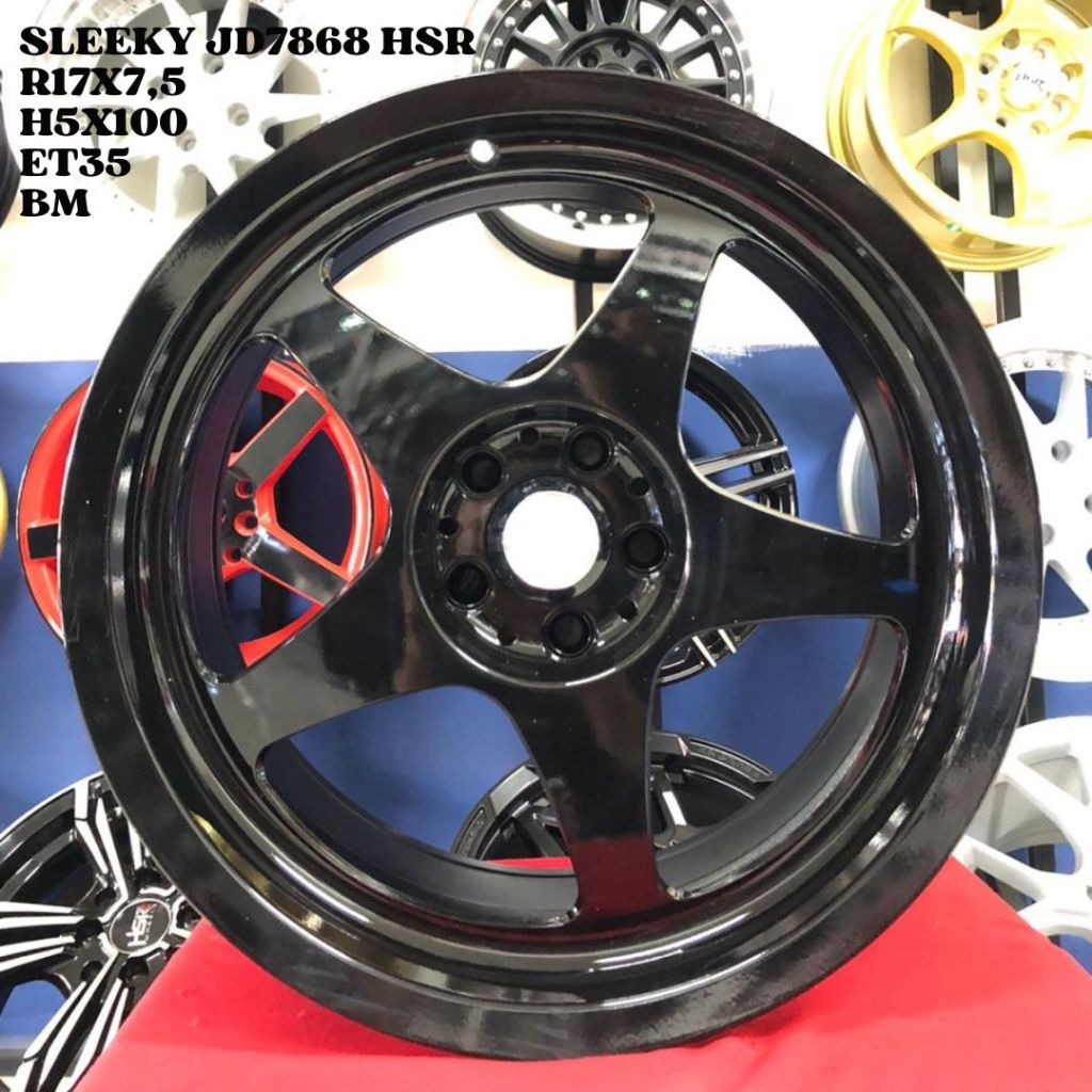 Velg Mobil Sienta , Wish , Altis , Avanza New , HSR SLEEKY Ring 17 R17