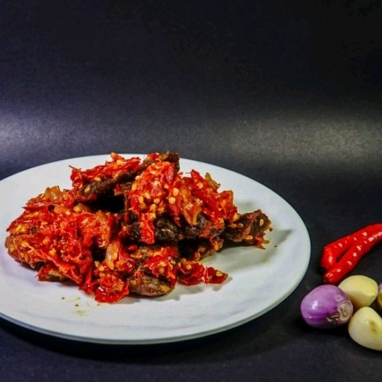 

Dendeng Sapi Balado (Basah) 600 gram Netto