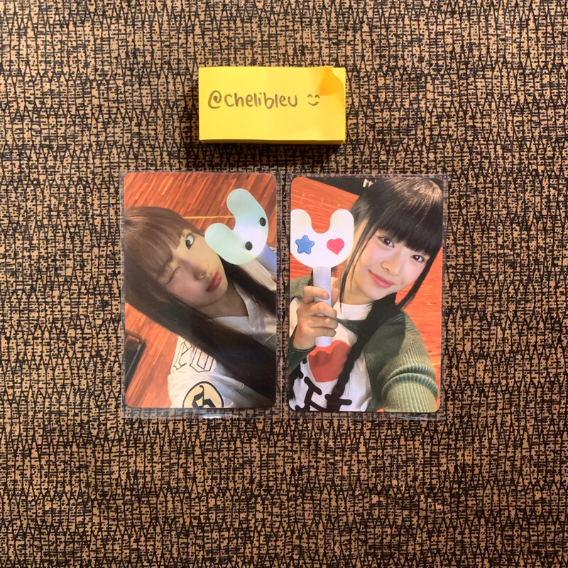 New Jeans Hanni Haerin Lightstick LS PC Photocard