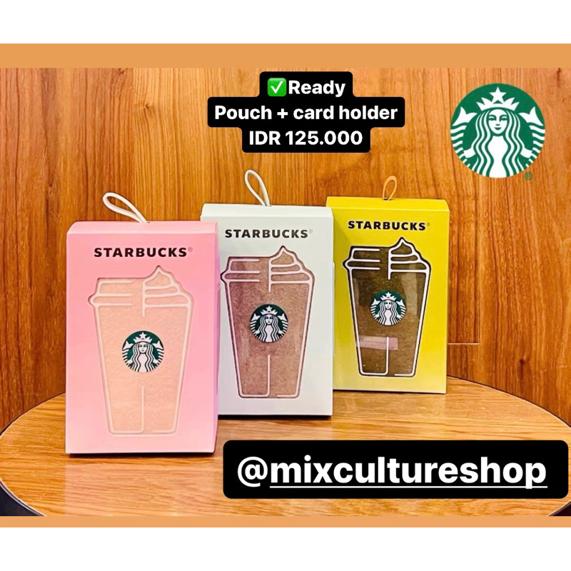 Starbucks pouch china 2022 collection pouch + card holder SALE