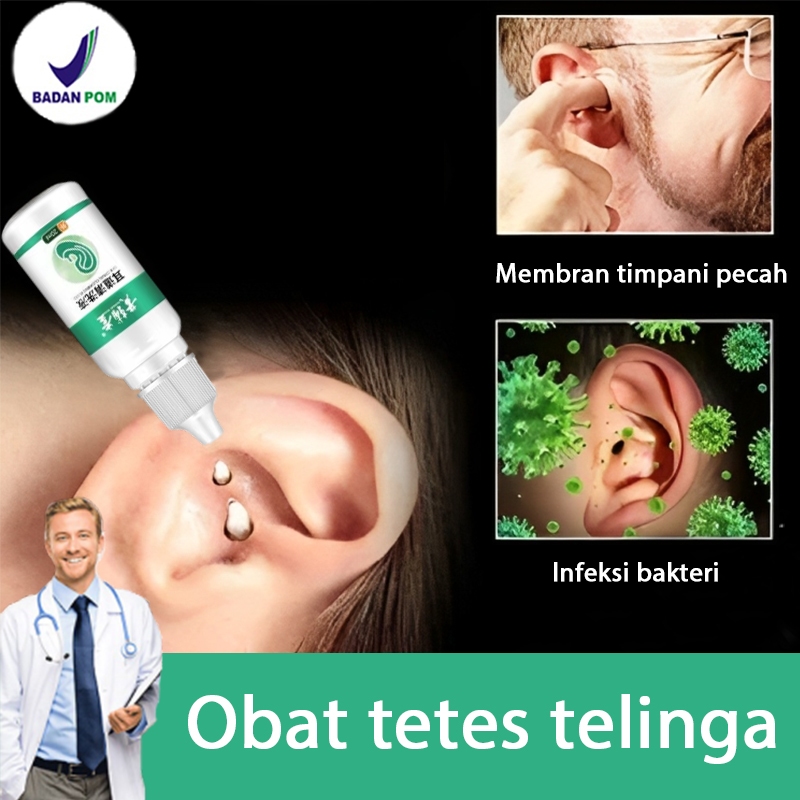 Obat tetes telinga obat telinga cairan pembersih telinga 20ml obat telinga berair telinga tuli permanen obat telinga bernanah obat telinga berair curek-berdengung