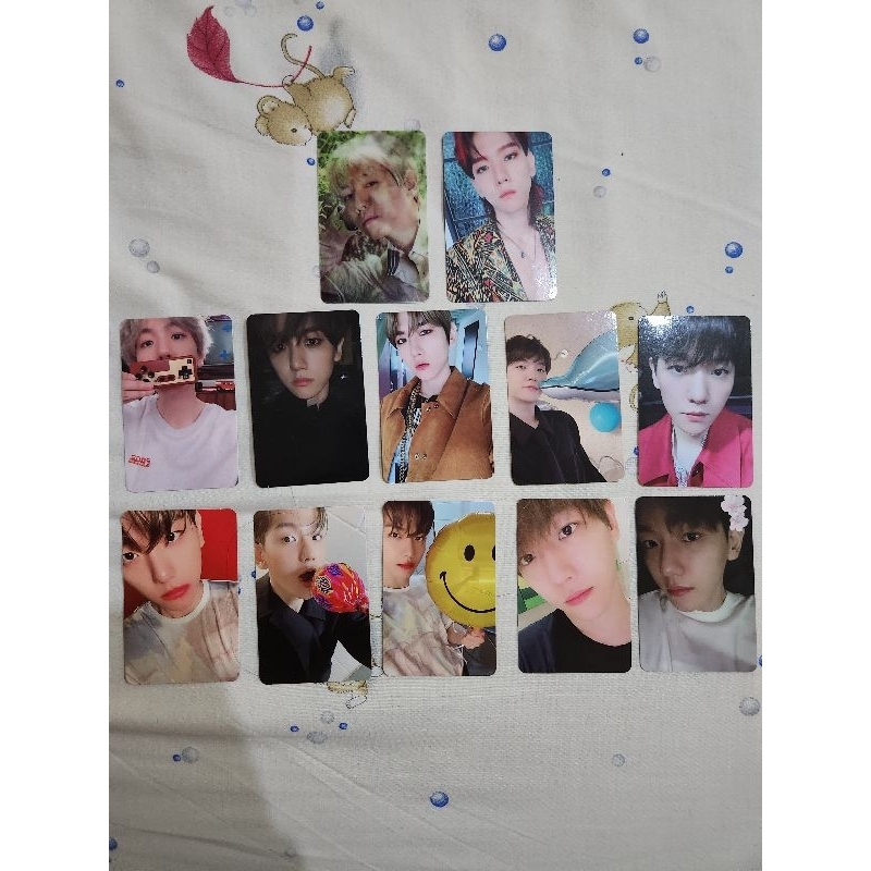 [EXO] Baekhyun Photocard Bambi/Delight/Kihno/Nature Republic satuan atau bulk