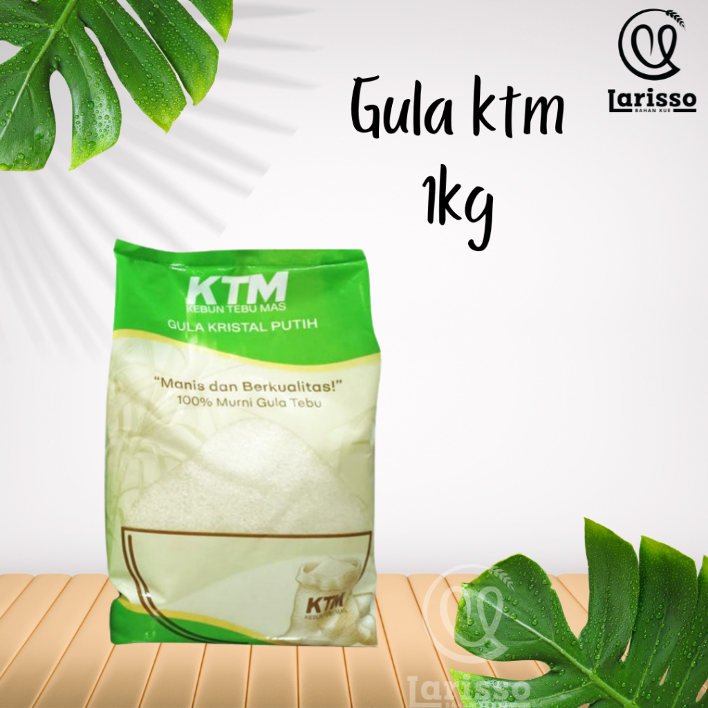 

GULA KRISTAL PUTIH KTM(KEBUN TEBU MAS) 1KG