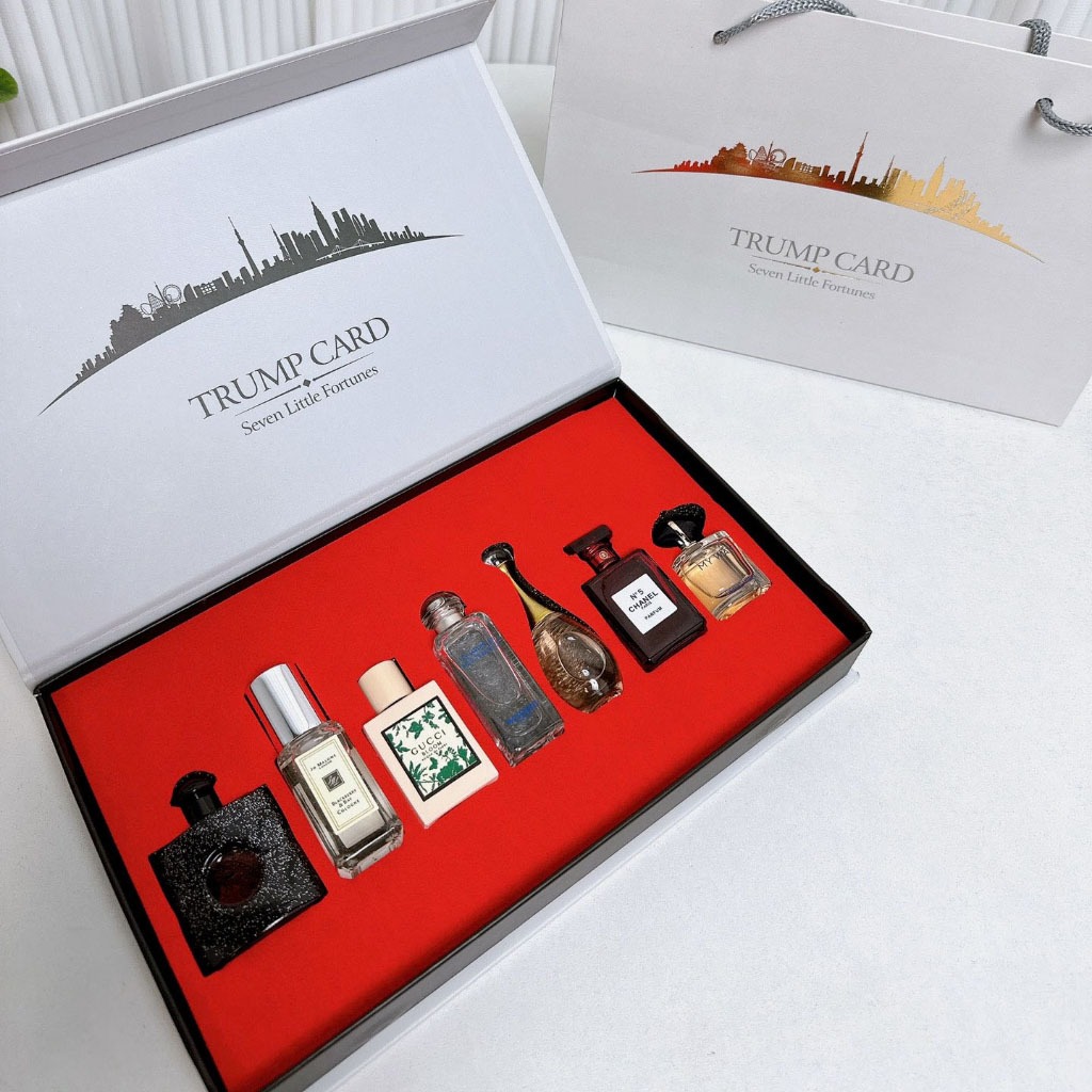 【100% ORIGINAL】 Seven Little Fortunes Sample Parfum Set/ Dior J'adore D'eau/ Gucci Bloom EDT/ Chanel