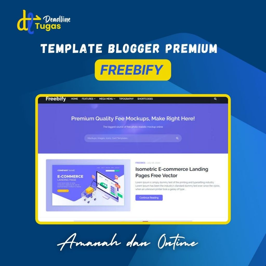 Template Blogger Premium Freebify