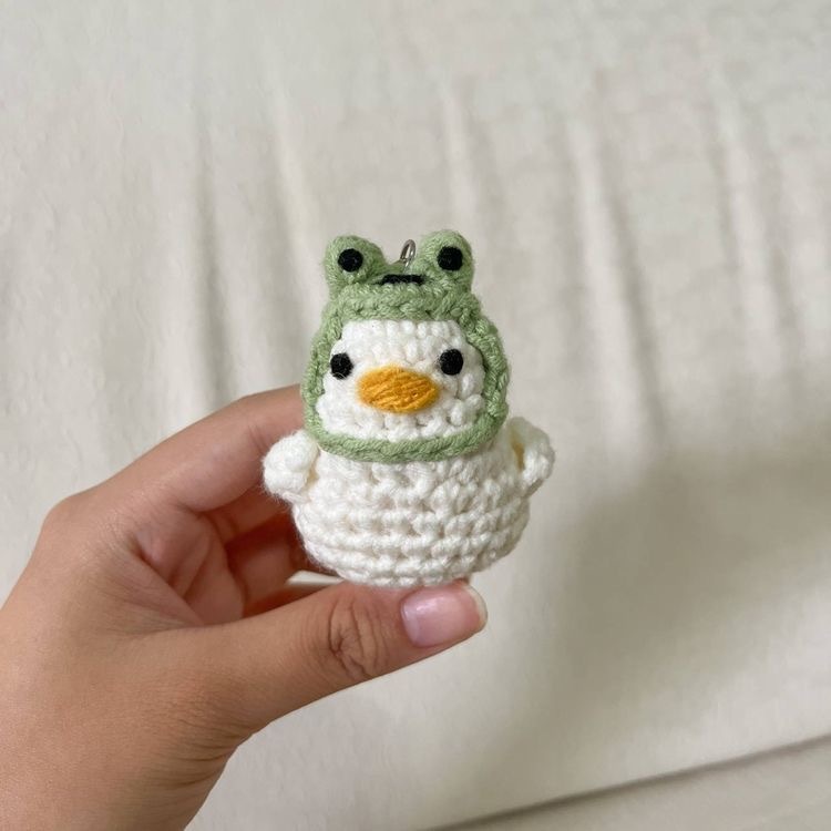 Duck Doll Amigurumi | Boneka Bebek Helm Rajut
