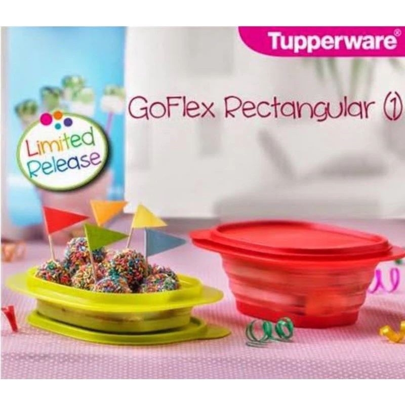 GoFlex Rectangular 850ml Tupperware