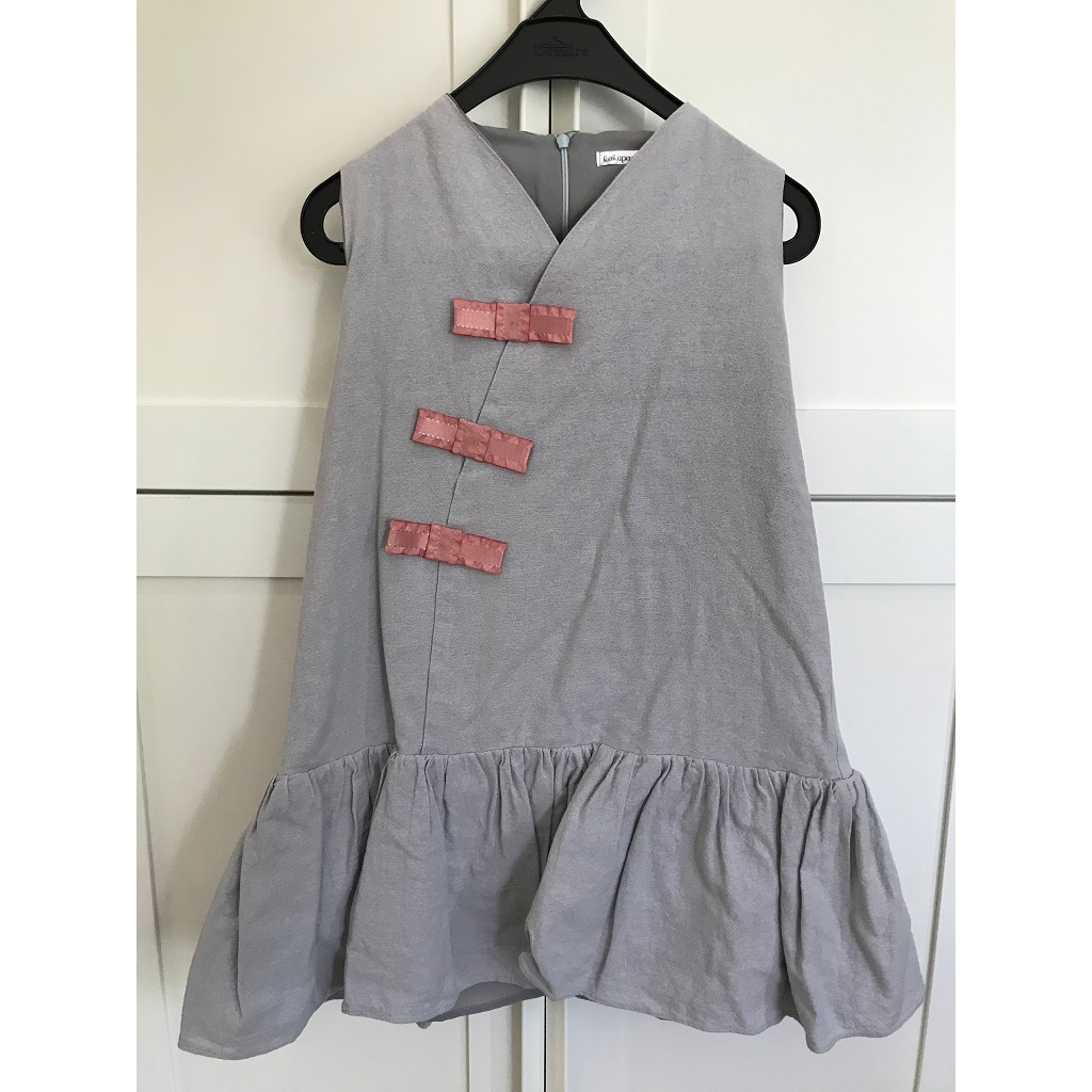 Dress Cheongsam Kakapo - Grey