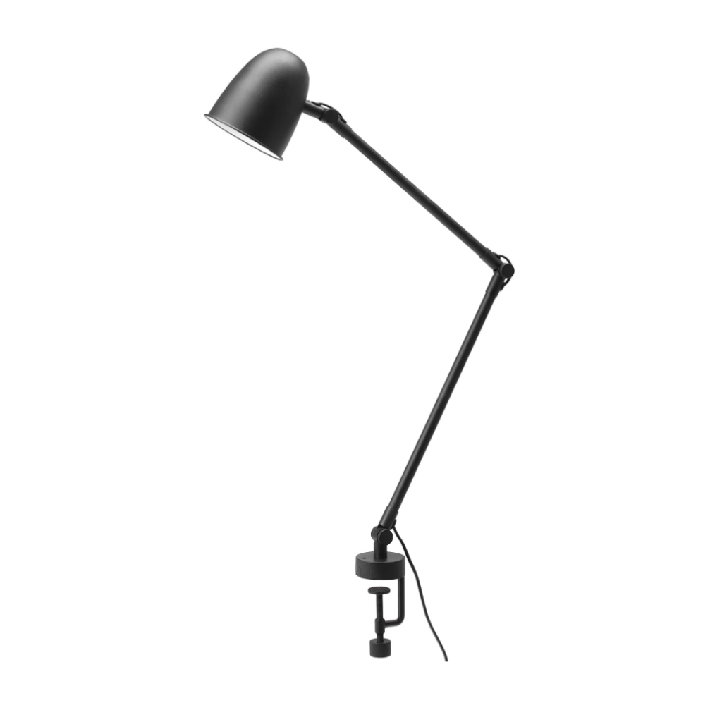 SKURUP Lampu kerja/dinding, hitam