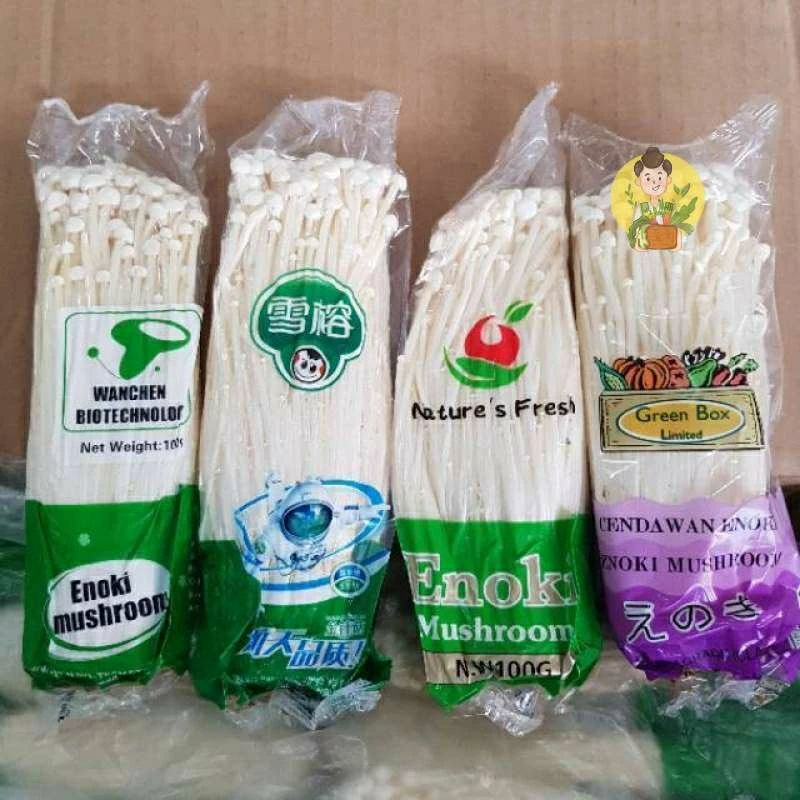 

JAMUR ENOKI MUSHROOM JAMUR MUKBANG JAMUR CINA FRESH BARU SEGAR