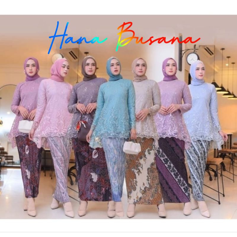 Set Blouse Rinjani Tile Atasan Kebaya Modern Kebaya Modern Set Kebaya Wisuda Hijab