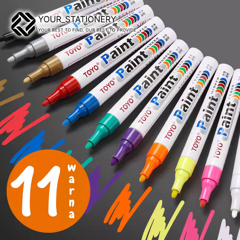 

[Your_Stationery] Permanent Marker/ Spidol Ban Toyo Paint / Marker mobil motor /TOYO original
