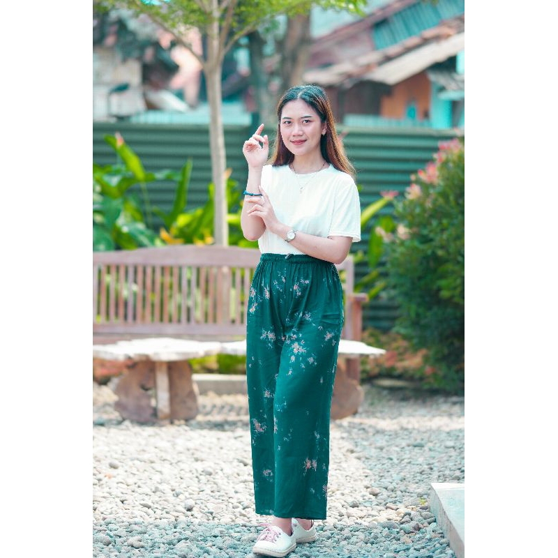 Celana Panjang Kulot Tie Dye Bali / Celana Panjang Wanita / Celana Kulot Wanita / Bahan Rayon Bali