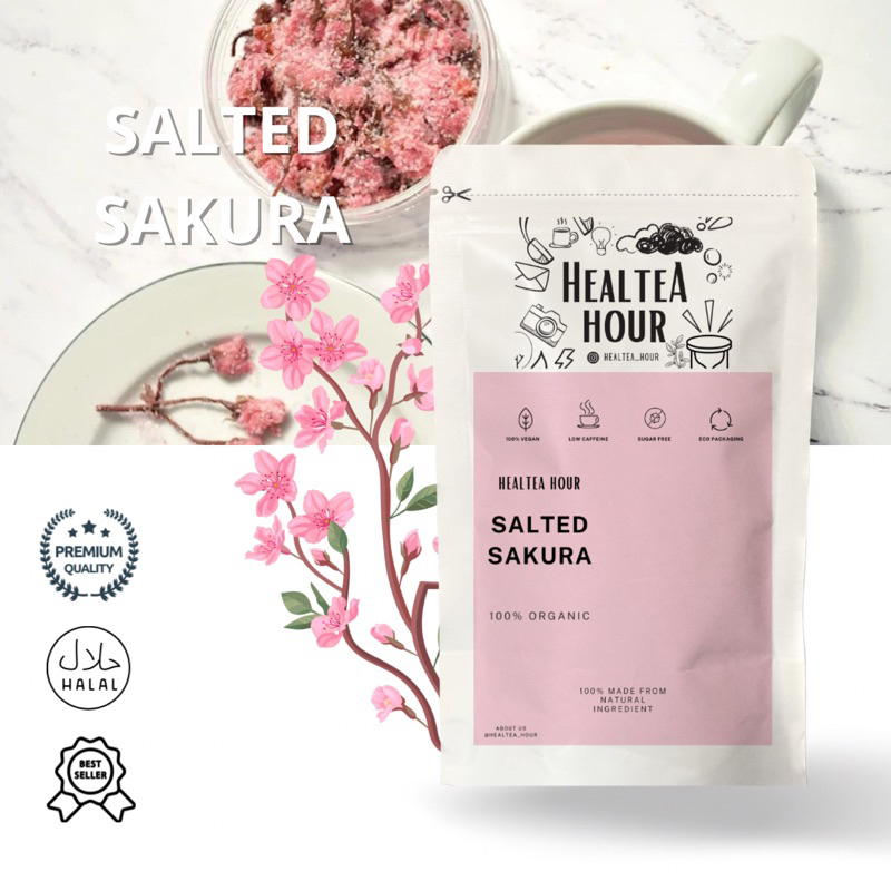 

SALTED SAKURA | DRIED SALTED SAKURA | TISANE | FLOWERTEA | TEH