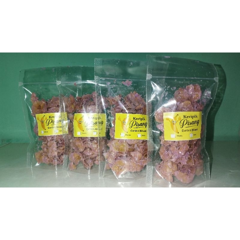 

KERIPIK PISANG LUMER RASA TARO 250 gr