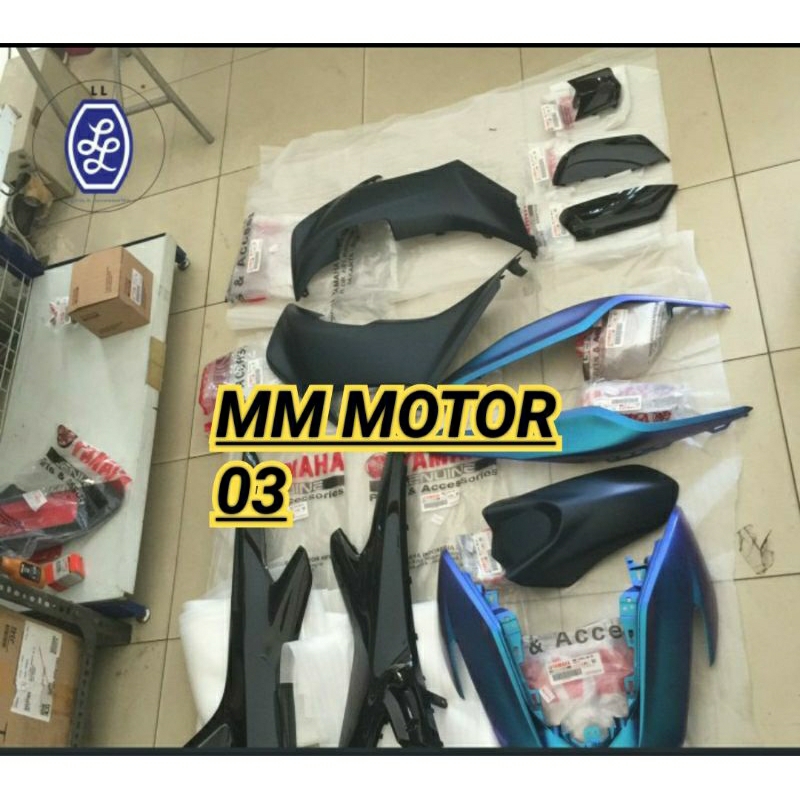 PAKET BODY HALUS SET AEROX NEW CYBER CITY YAMAHA ORIGINAL YGP