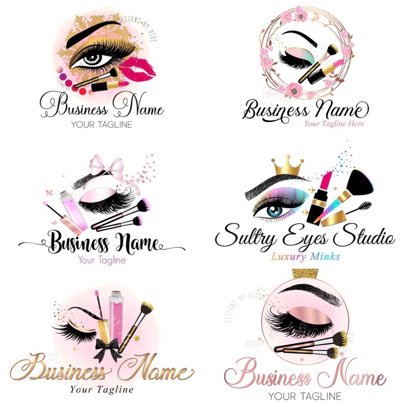 

(DRAN MAKEUP EYELASH) JASA BIKIN DESAIN LOGO OLSHOP BISNIS SIMPLE
