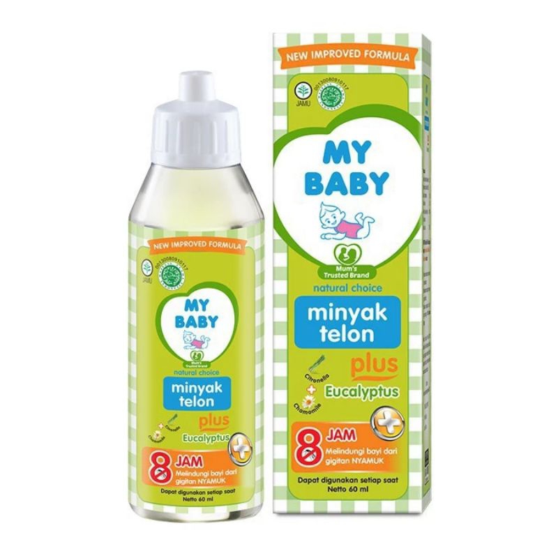 my baby minyak telon plus 60ml/my baby minyak telon/my baby 60ml/my baby telon plus 60ml
