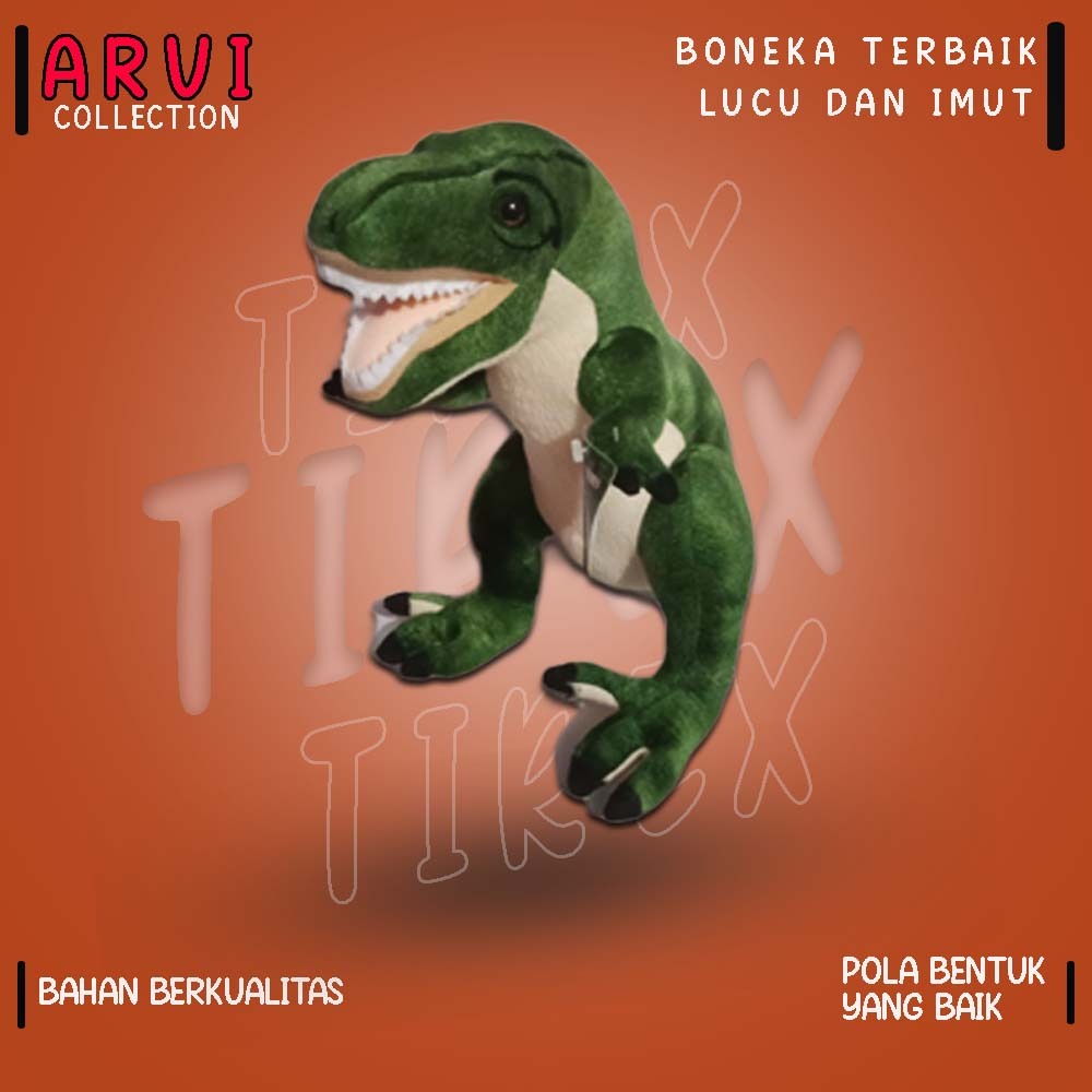 boneka dinosaurus ukuran tinggi 35 cm Dari Toko Boneka arvi