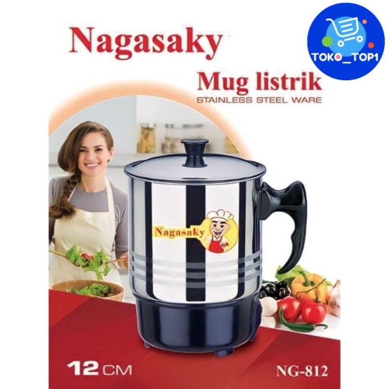 mug listrik  12cm/ pemanas air/ elektrik heater/teko listrik