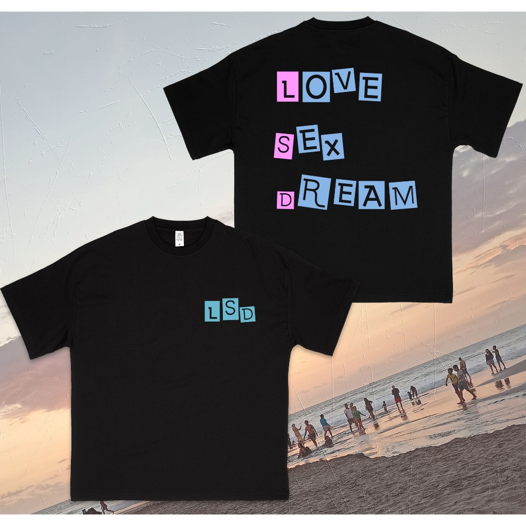 LOVE SEX DREAM X01 TEE Kaos Pria