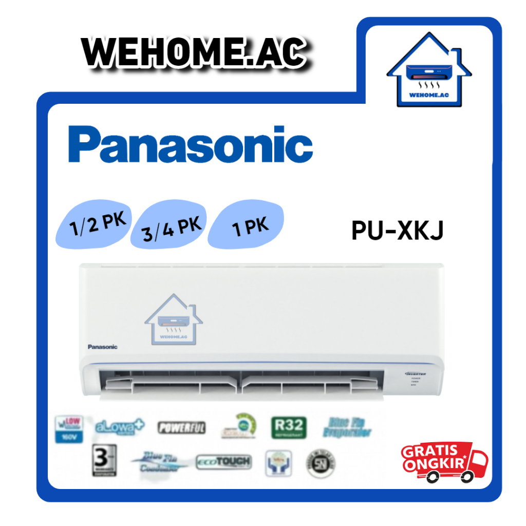 AC Panasonic PU-XKJ 1/2 - 1 PK AC Inverter Panasonic PU Series Inverter
