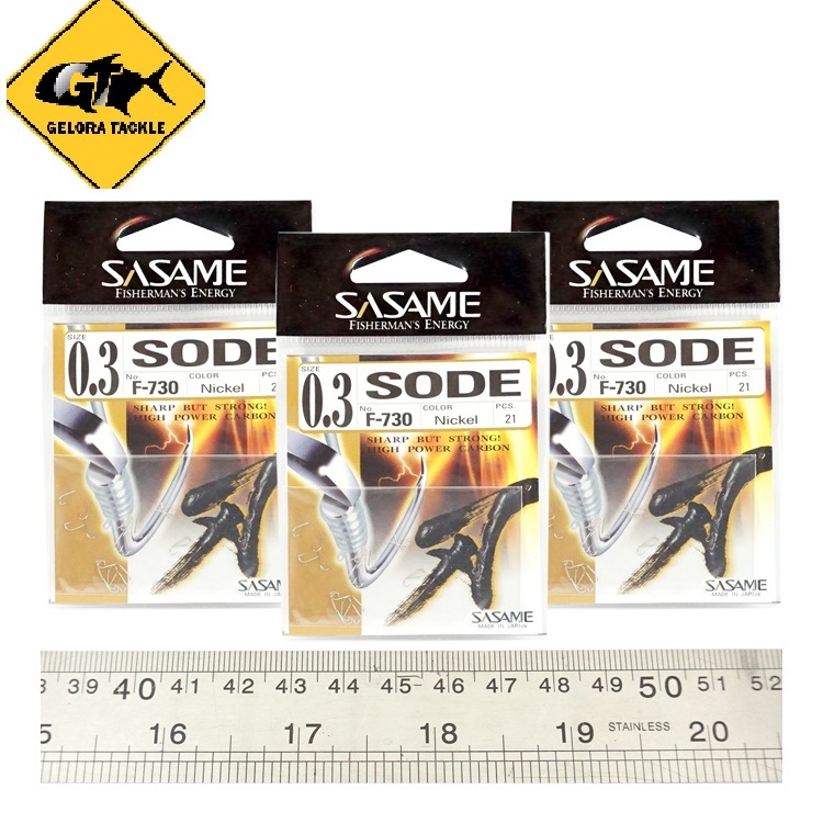 KAIL SASAME SODE BAHAN CARBON TANPA LUBANG