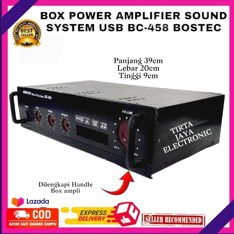 Box Power amplifier USB Player BC-458 Sound system