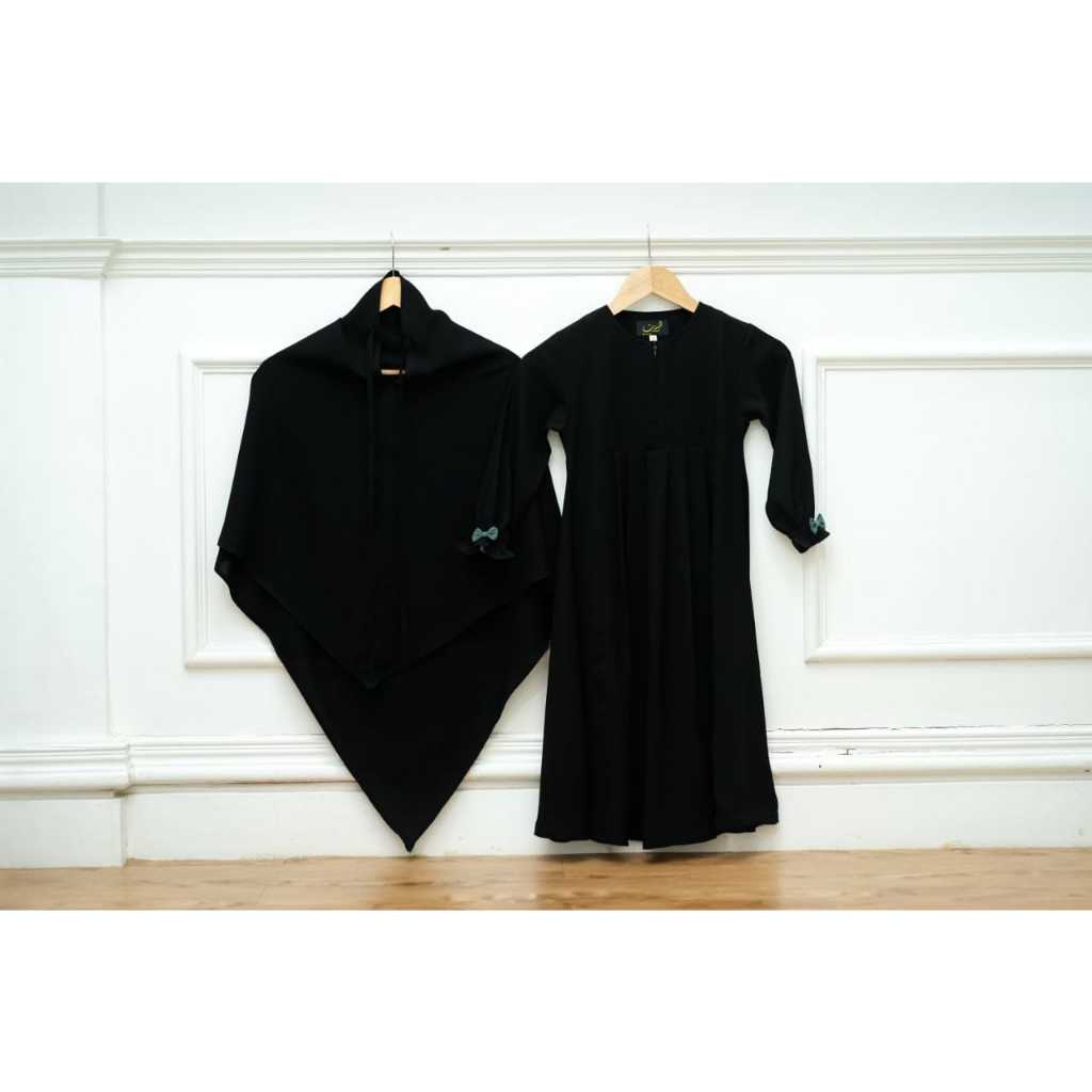 Kerudung Khimar Anak Happy Kids Black Series AL-ARABIAN