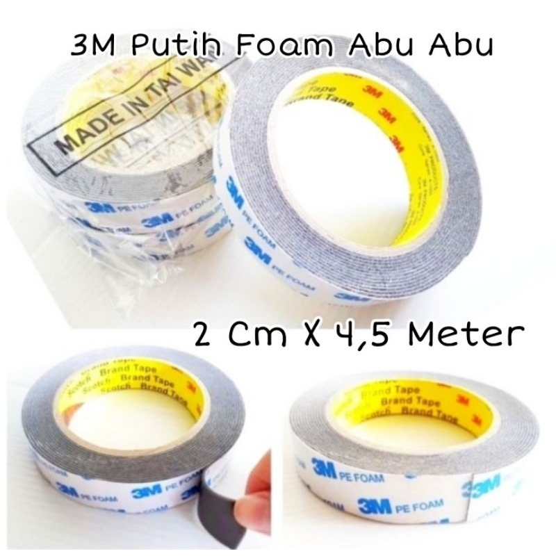 

Isolasi Bolak Balik 3M Putih Double Tape Lebar 2 cm Isolasi Otomotif 3 M Perekat Original