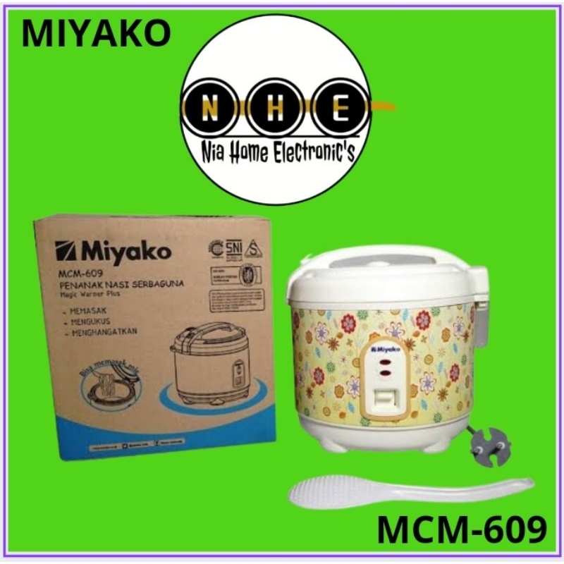 MIYAKO Rice Cooker Mini 0.6 Liter MCM-609 MCM609 MCM 609