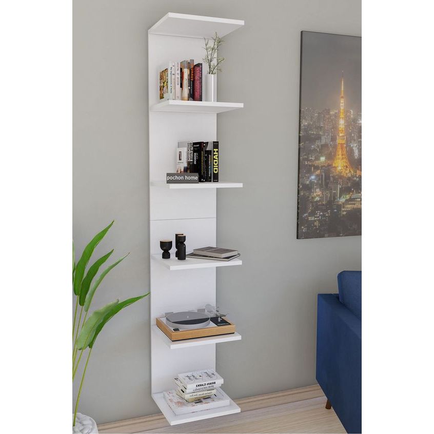 RAK DINDING SUSUN, RAK DINDING KAYU TEMPEL EASTHETIC, HIASAN DINDING KOSMETIK RAK KOSMETIK