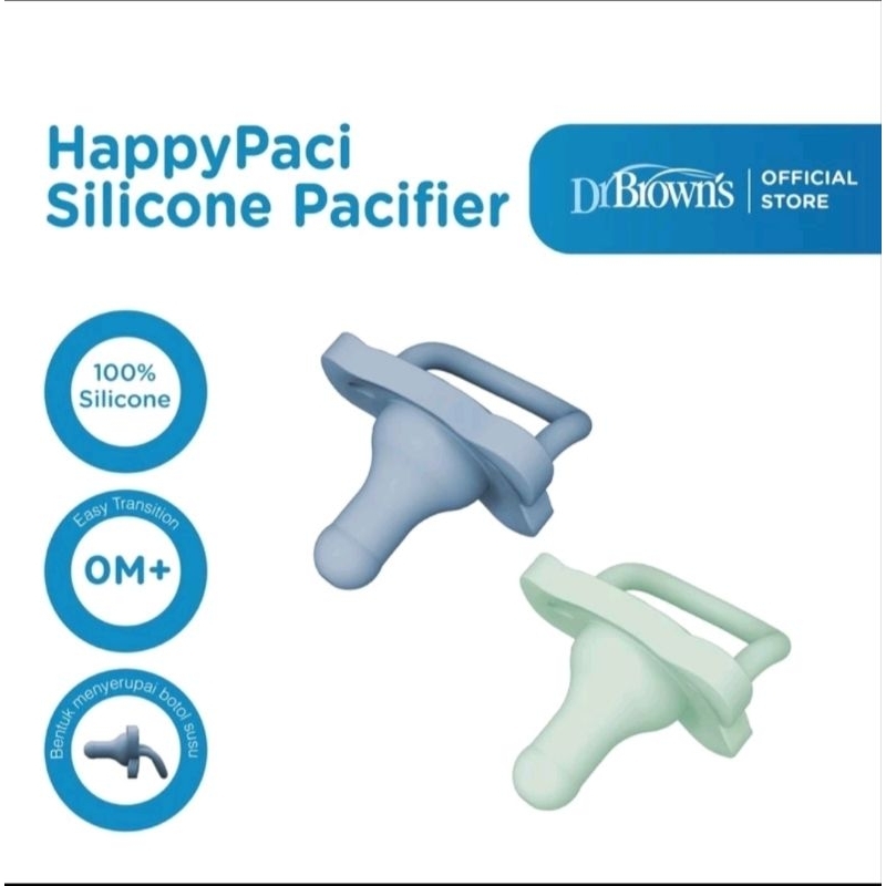 Littlezyan - Dr Browns Silicone Pacifier / Kompeng Bayi