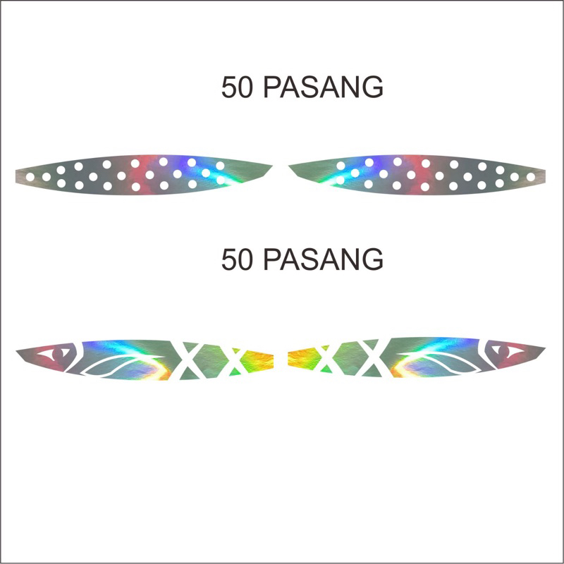 stiker untuk metal jig 10 cm