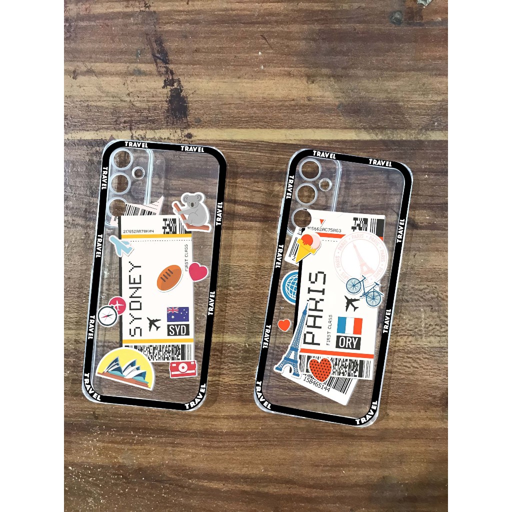 DY-216 Case BENING Untuk Semua Type Handphone SAMSUNG A05S MOTIF TICKET