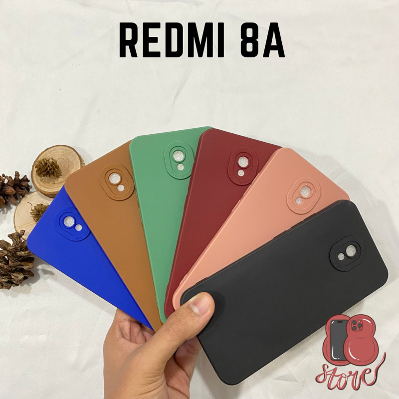 Softcase Redmi 8A Makaron Pro Camera Silicon Lentur Tebal