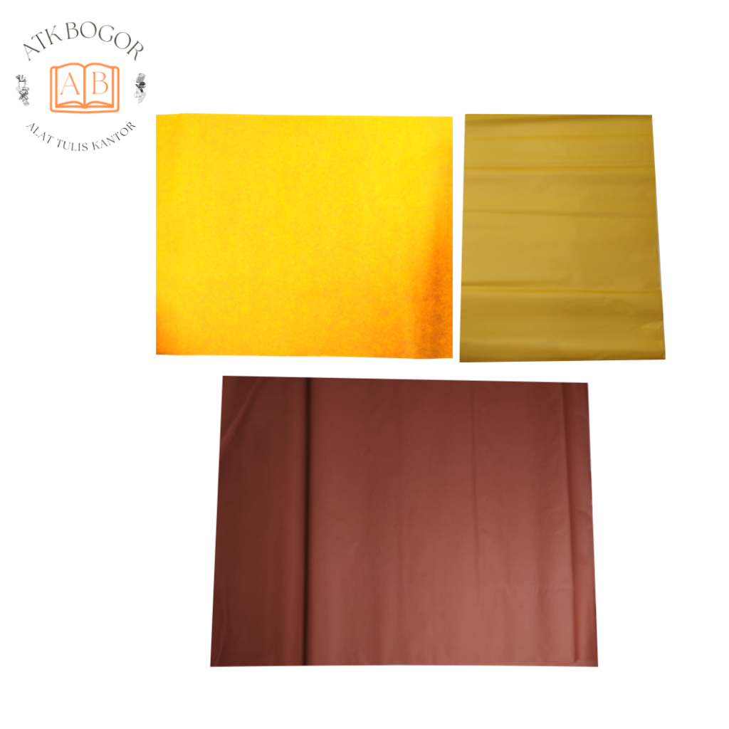 

Kertas Samson Sampul Besar Tebal / Tipis Ukuran 120 x 90 Coklat Tua / Coklat Muda