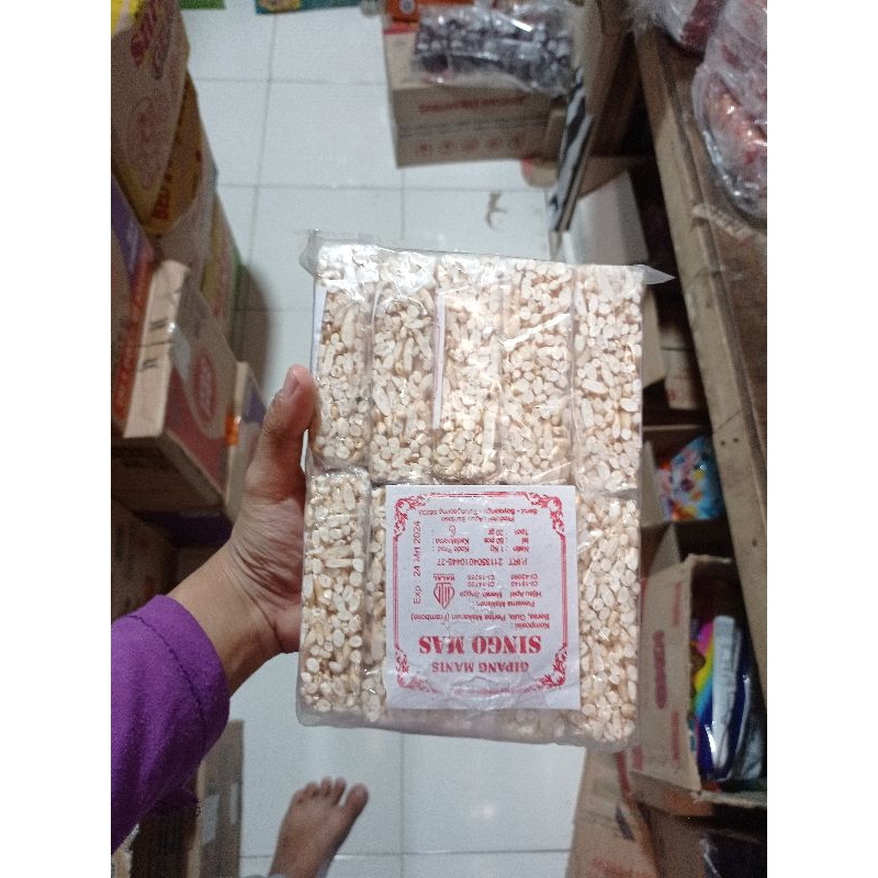 

Snack Gipang Beras rasa manis original 1 pack isi 10 pcs