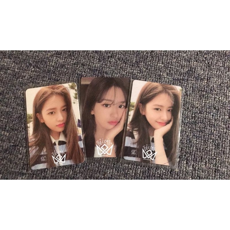 Photocard lucky draw soundwave withmuu Yujin IVE