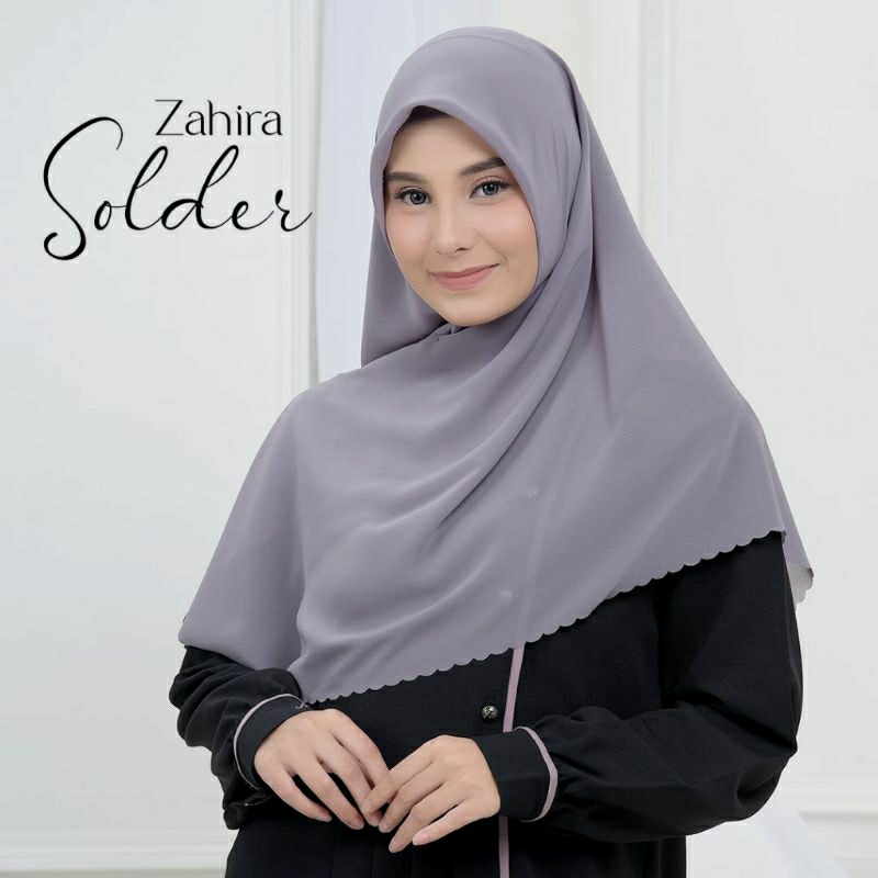 Rabbani Kerudung Zahira Solder // Kerudung Segi Empat // Kerudung Segi Empat Polos