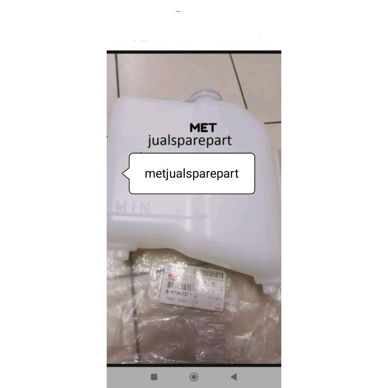 TABUNG RADIATOR TANGKI RADIATOR ISUZU DMAX 4JH1 4JH 4JJ1 4JJ ORI