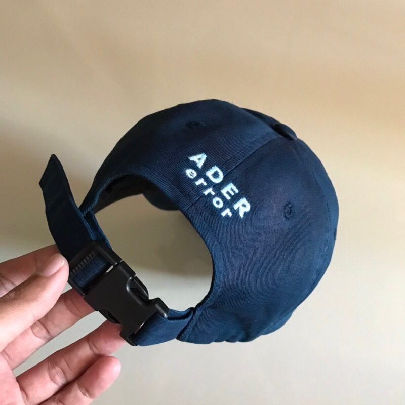 Topi Ader Error Logo A - Navy